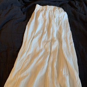 Elizabeth Suzann Bel Skirt in Linen Gauze - Ivory